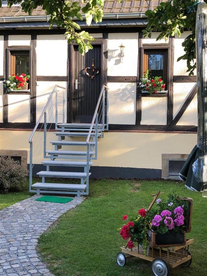 Ferienwohnung Schlesinger Hohnstein Bagian luar foto