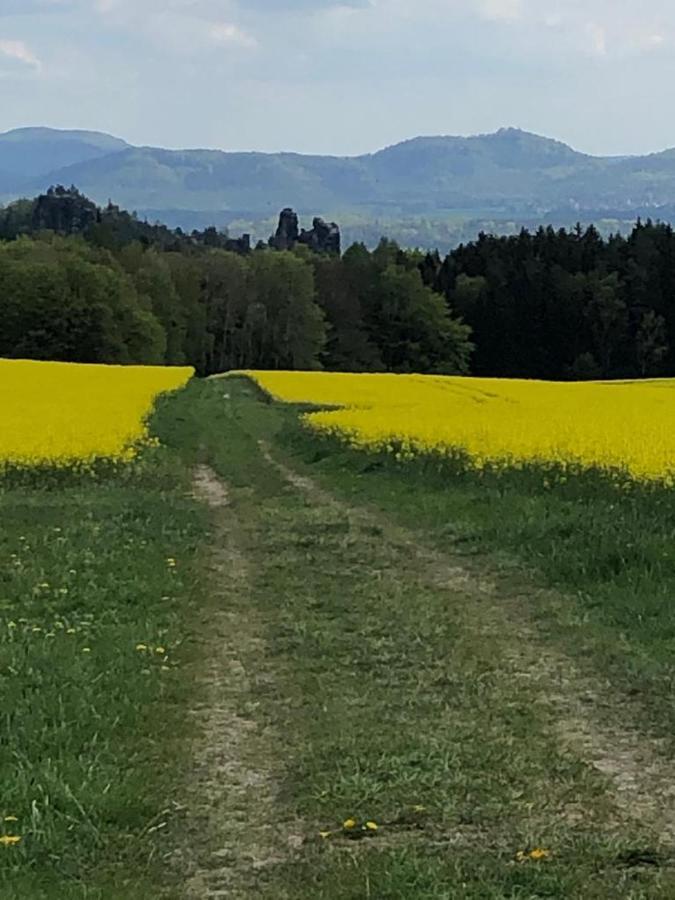 Ferienwohnung Schlesinger Hohnstein Bagian luar foto